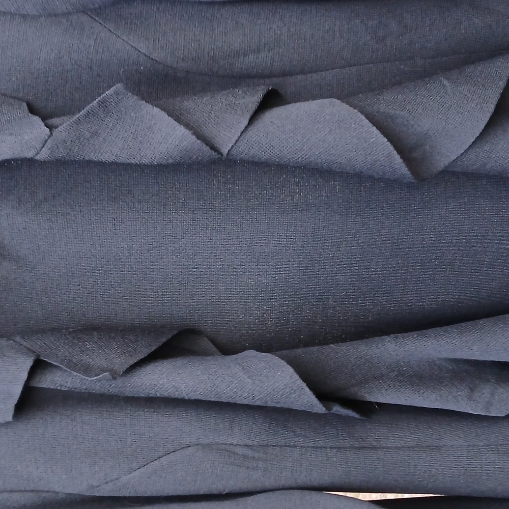 St. John Caviar Cascading Ruffle Open Front Black… - image 2